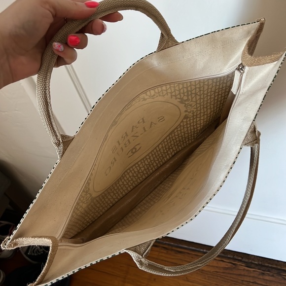 RARE CHANEL Paris Salzburg burlap tote - Picture 2 of 3